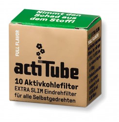 actiTube FULL FLAVOR Carbon Filters Extra Slim
